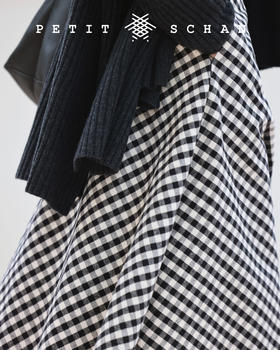 PETIT SCHAN小闪 CLO#160 waltz 圆舞曲 日本进口双面磨毛棉麻半身裙极简主义法式伞裙