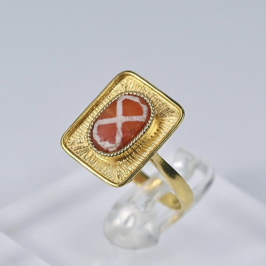 镶蚀红玉髓“生生不息”戒指 商品图4