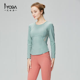 IYOGA瑜伽长袖无胸垫CX014