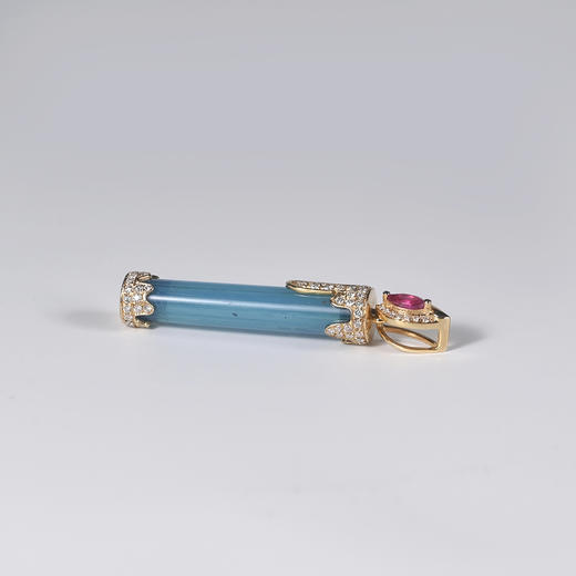 元代琉璃棒“月华”项坠 商品图2