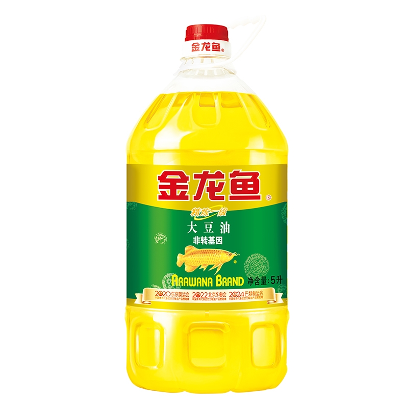 金龙鱼非转基因精炼一级大豆油5L