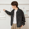 gxg.jeans男装春秋夹克外套男青年个性印花水洗牛仔夹克男潮11D1210102F 商品缩略图2
