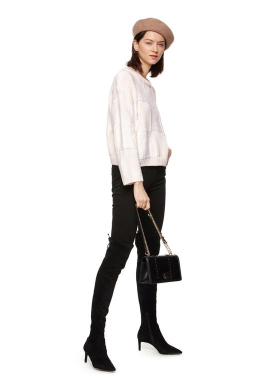 NECESSARY OBJECTS 拼色格纹百搭毛衣 8103 商品图1