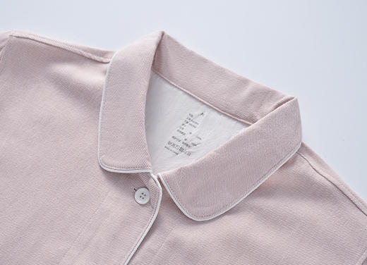 【法兰绒纯色家居服】法兰绒家居服纯色全棉情侣绒布厚款秋冬睡衣简约素色 商品图9