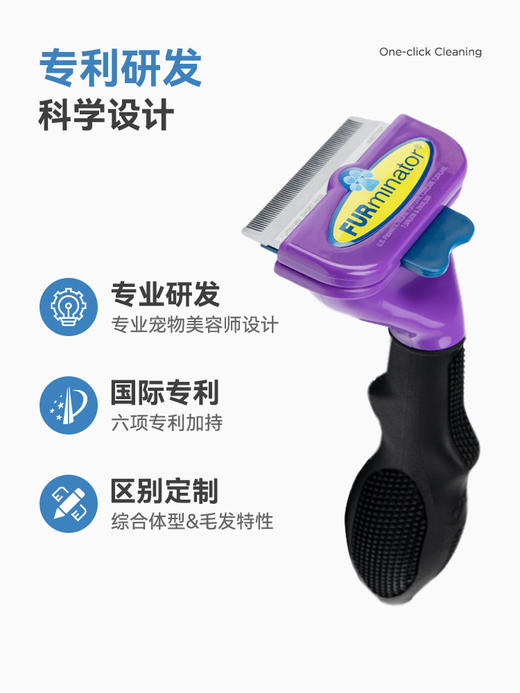 富美内特 FURMINATOR 猫咪专用 祛毛梳 猫梳子 商品图1
