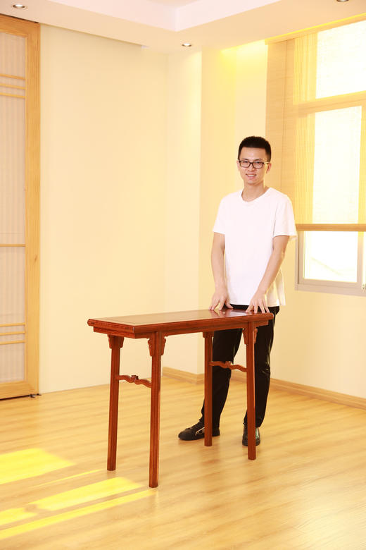 红桥红  家具严选  缅甸花梨（大果紫檀）【98 云熙 平头案】 商品图3