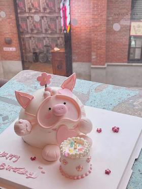 可爱LuLu猪蛋糕