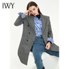 IWY/灰色秋冬加厚羊毛西装外套女时尚高端保暖毛呢大衣职业正装C12406 商品缩略图3