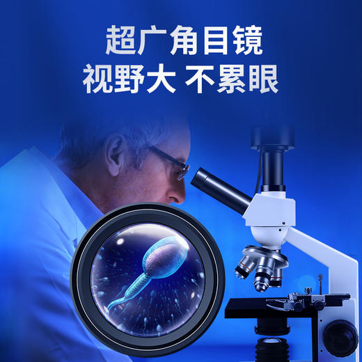 1600倍带显示屏显微镜 195国标镜头 高清无色差 商品图1