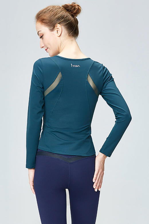 IYOGA瑜伽长袖无胸垫CX014 商品图3