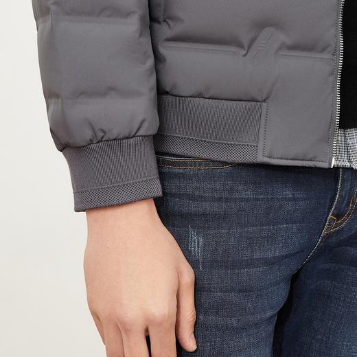 【特价】柒牌男装羽绒服休闲百搭棒球领长袖白鸭绒厚外套男士立领保暖	121E70250 商品图3