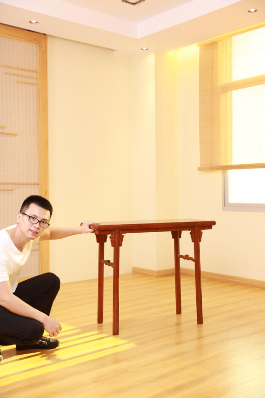 红桥红  家具严选  缅甸花梨（大果紫檀）【98 云熙 平头案】 商品图10