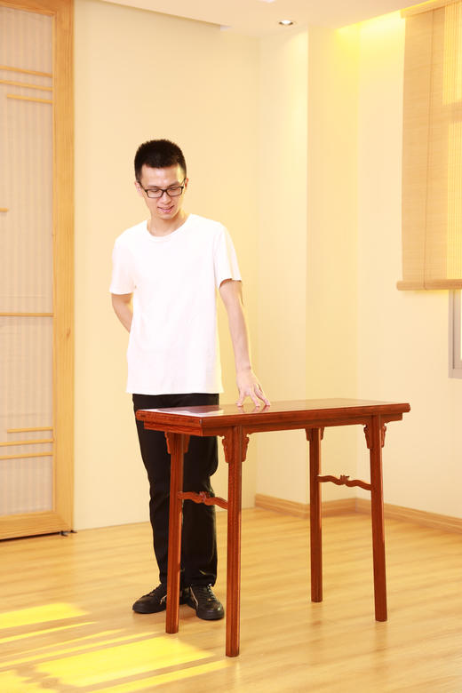 红桥红  家具严选  缅甸花梨（大果紫檀）【98 云熙 平头案】 商品图6