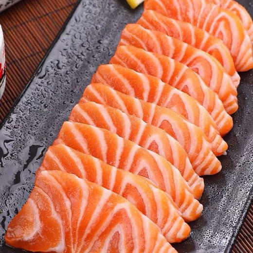 优选|挪威纯鲜三文鱼中段 刺身切片纹理清晰 鲜而不腻  400g/盒（附赠料包） 商品图3
