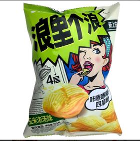 好丽友浪里个浪膨化食品玉米浓汤味65g