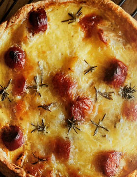 (预定周五出品)烟熏香肠马铃薯咸派