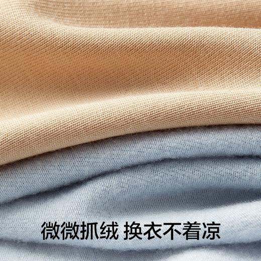 有棵树女士德绒内搭圆领秋衣秋裤无痕自发热打底保暖内衣套装E-BW1003 商品图4
