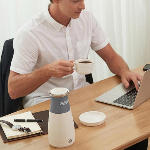摩飞便携式电热水壶316不锈钢 400ML MR6090 商品图5