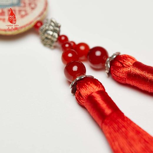 SAINTJOY/上久楷 宋锦挂件  诸柿大吉  SPS22A04 商品图5