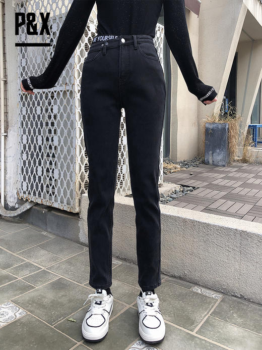 P&X设计师女装 2022冬季新款 牛仔裤 822410233B 商品图4