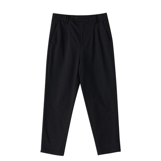 谜底22冬季新款经典百搭直筒西裤女简约时尚萝卜九分裤224MK1739 商品图4