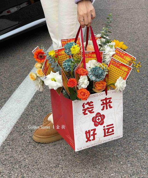 新年手提袋（3个/包）32*32*32 商品图1