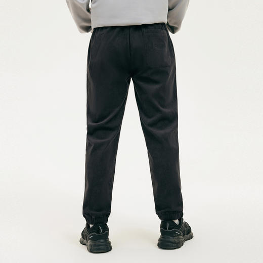 gxgjeans男装冬季卡其色束脚休闲裤男 商品图2