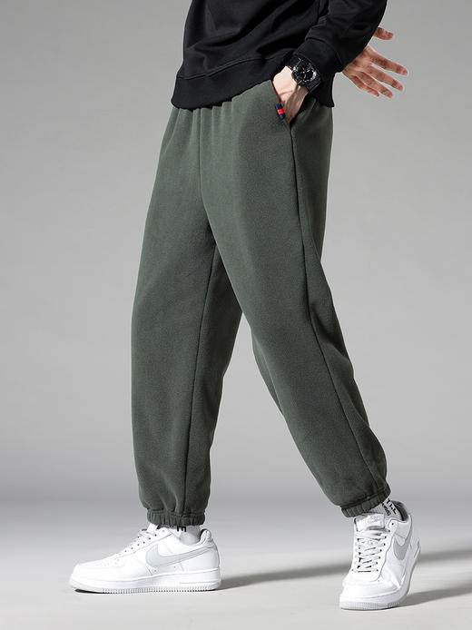 【GZ】无忧购冬季厚实奥粒绒复合羊羔绒内里保暖加绒百搭束脚男裤1611JR（截单后5-7天发货) 商品图12