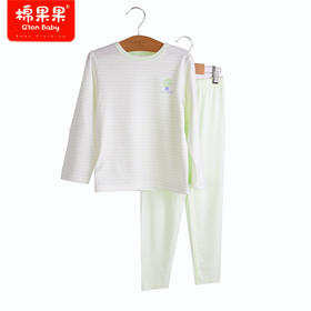 棉果果商场同款春季新品兰精莫代尔套头套装80-130尺码男女童内衣家居服睡衣套装2件套M101302423097