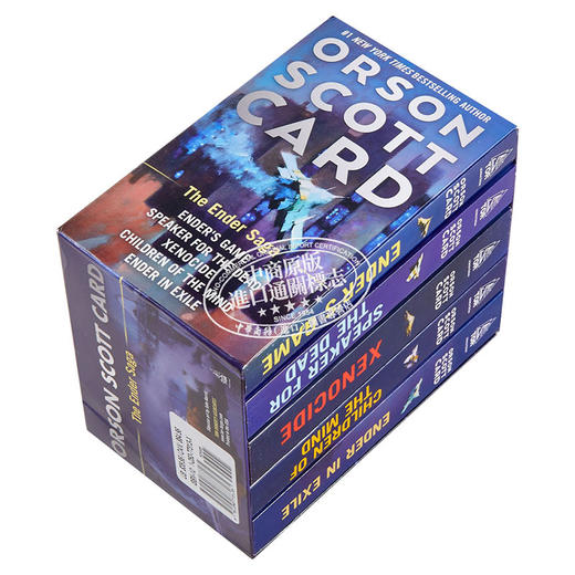 预售 【中商原版】安德系列1-5册套装 英文原版 The Ender Quartet Boxed Set 1-5 安德的游戏 死者代言人 外星屠异 Orson Scott Card 商品图3