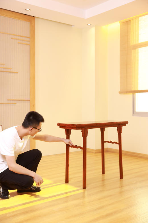 红桥红  家具严选  缅甸花梨（大果紫檀）【98 云熙 平头案】 商品图8