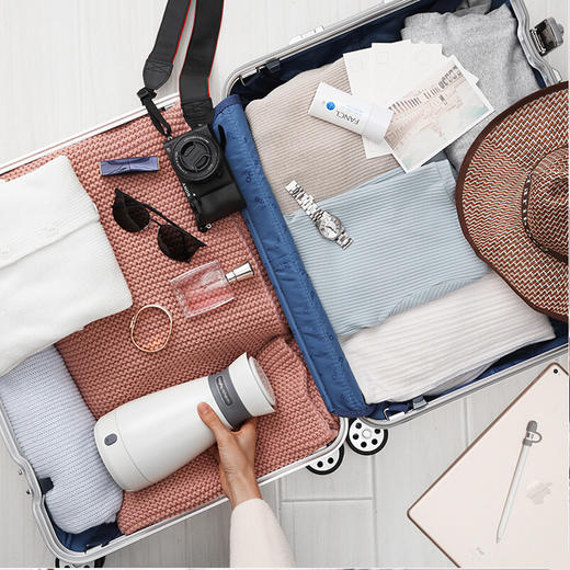 摩飞便携式电热水壶316不锈钢保温便携式旅行烧水壶自动断电 500ML MR6080 商品图6