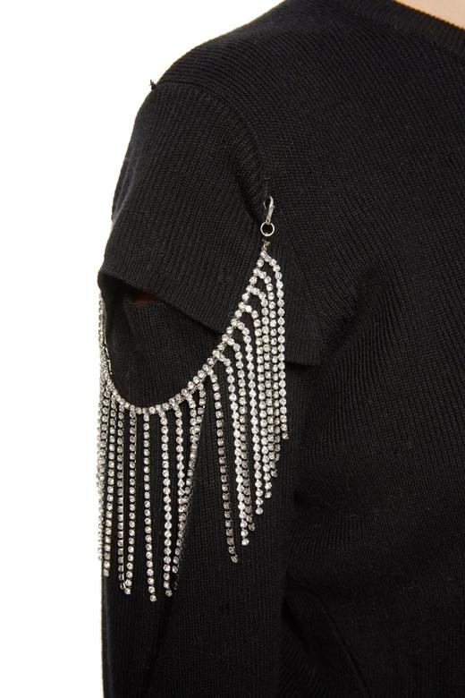 J.A 流苏珠饰开口上衣 7620 商品图3