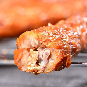 杉爱烤脖40g（黑鸭味）*9 风干鸭脖风味 手撕鸡脖烤脖 休闲零食 商品图4