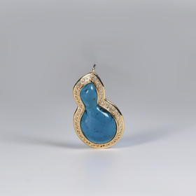 元代琉璃“海蓝之谜”项坠