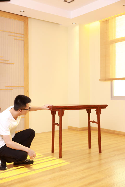 红桥红  家具严选  缅甸花梨（大果紫檀）【98 云熙 平头案】 商品图9