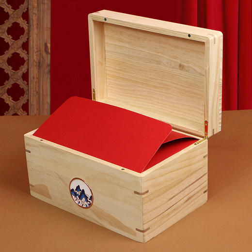 山水间木箱【通版】38元一套 / 一件18套 / 小号约装半斤 商品图1