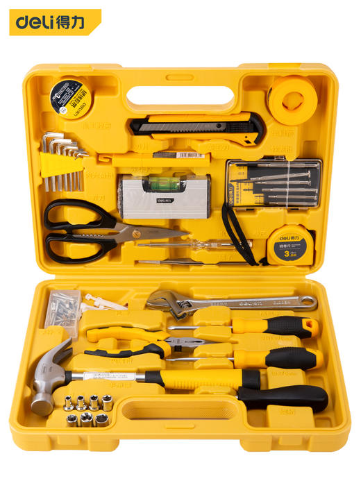 得力DL1038J工具套装(黄) 商品图1