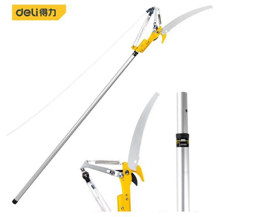 得力DL580511A高枝剪四滑轮280cm(黄) 商品图0