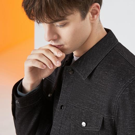 【特价】柒牌工装夹克男秋季新款时尚潮流青年车线翻领外套123K70050	123K70050 商品图1