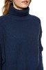 AVA 深蓝色侧开衩高领毛衣 7829 商品缩略图3