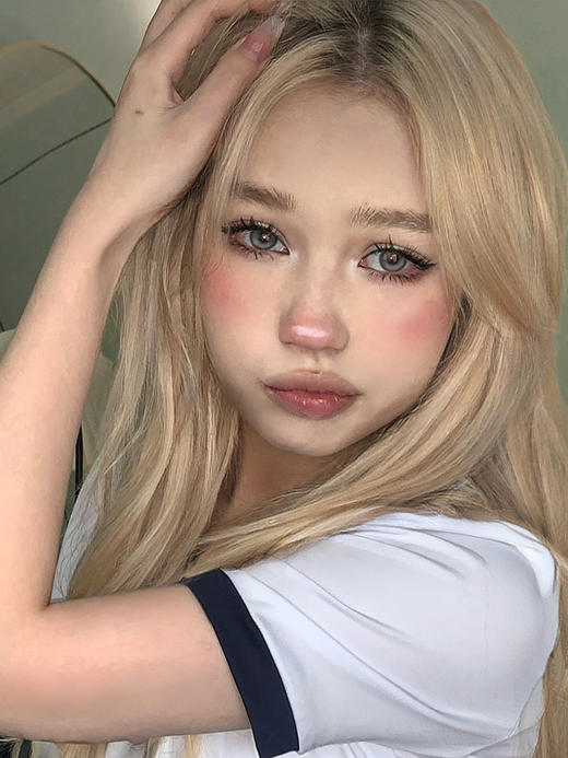 【年抛】| 款式名字：冰山泪珠 kiraFairy| 大直径14.5，着色13.8| 【同品牌多副更划算,选款色板在详情页】|灰色美瞳 商品图1