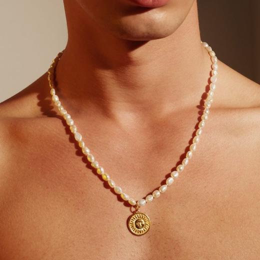 订购7周到｜Barbóra-Sun-太阳 珍珠 项链［希腊设计师] 商品图0