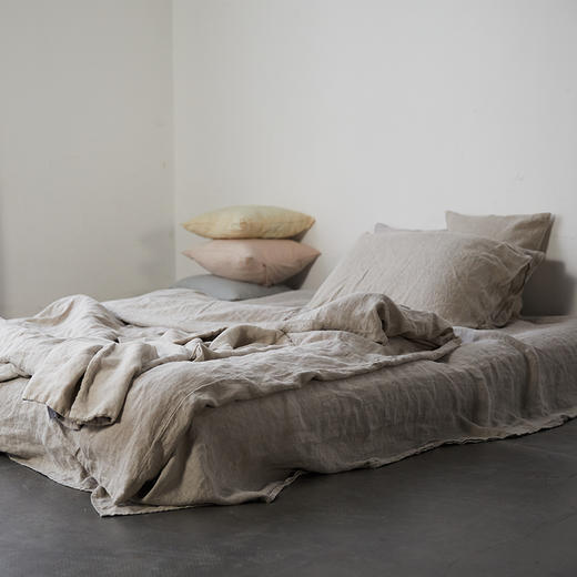 麻+重工斜纹 汉麻床品四件套 麻本色 商品图2