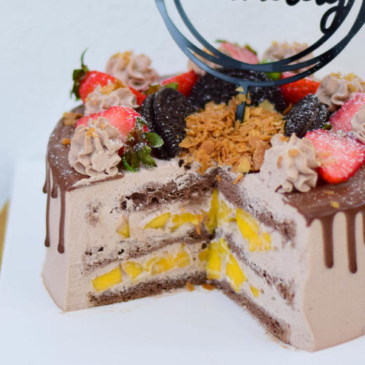 巧克力草莓奶油蛋糕 商品图4