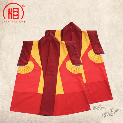 【相牌】藏传拼色凳嘎坎肩 僧服 无袖背心春夏新款和尚衣禅服 60A 商品图4