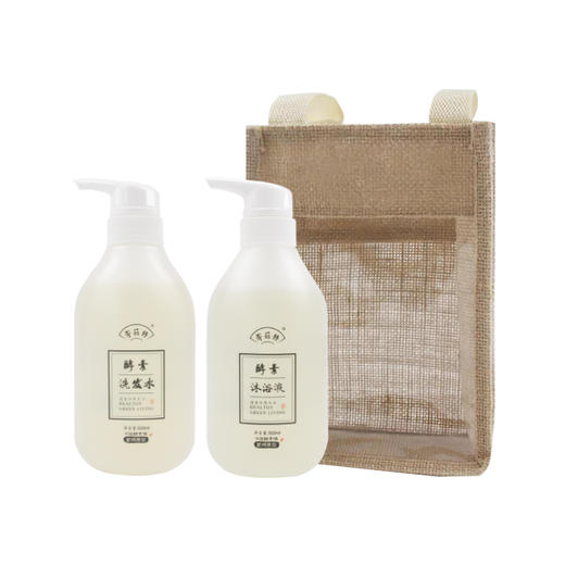 孝菇林礼品袋小黄麻半透明编织袋节日送礼自用休闲款酵素洗护系列 商品图1