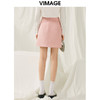 VIMAGE纬漫纪春季新款粉色小香风半裙V1906523 商品缩略图4