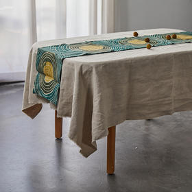 麻+手织古麻 桌旗