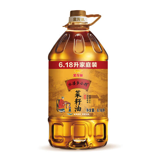 金龙鱼外婆乡小榨菜籽油6.18L 商品图0